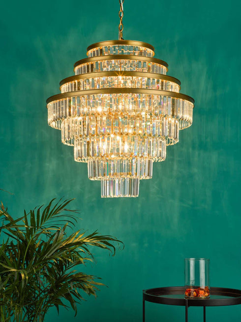 Melody Bronze 12 Light Chandelier